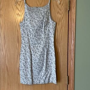 Maurices Grey Floral Mini Dress
